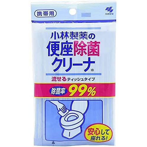KOBAYASHI Pharmaceutical Toilet Seat Disinfecting Cleaner Wipes 10pcs 1 each