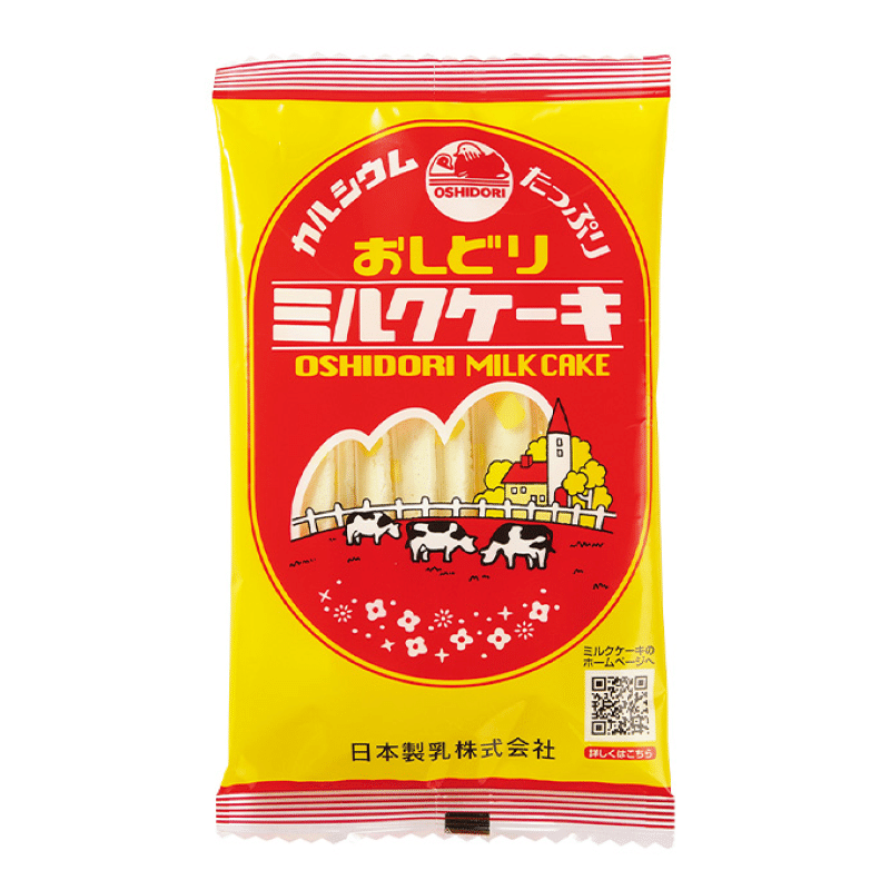 日本牛奶 Oshidori 牛奶蛋糕 8 牛奶 1 盒