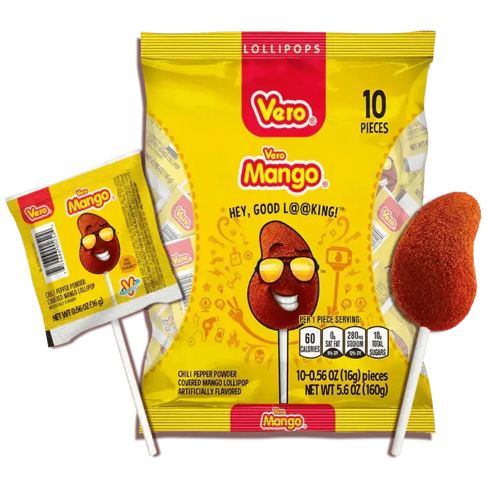 Vero Mango with Chilli Lollipop 4.94 oz 10 ct – Case – 14 Units 1 each