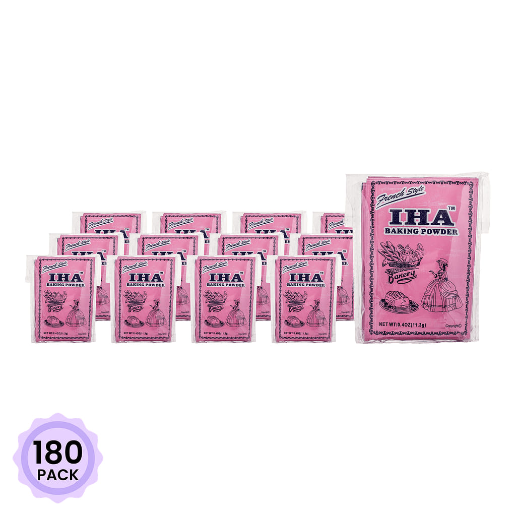 IHA Baking Powder, French Style 8pk 0.4 oz*180 pack