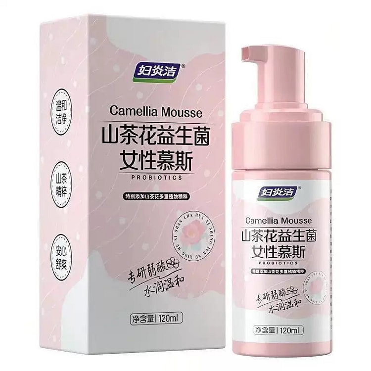 妇资洁山茶花益生菌 女性私密清洗液120ml/瓶