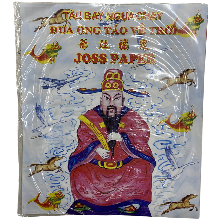 Vàng Mã Tiễn Táo Quân Joss Paper