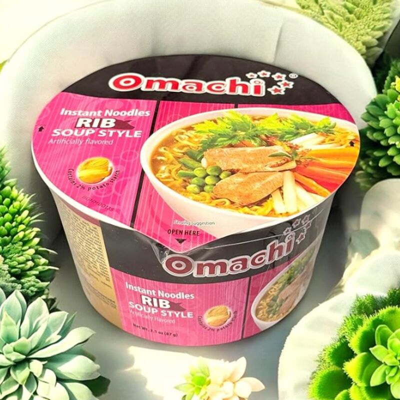 Get Omachi Rib Soup Flavor Noodles - Pack of 6 Delivered | Weee