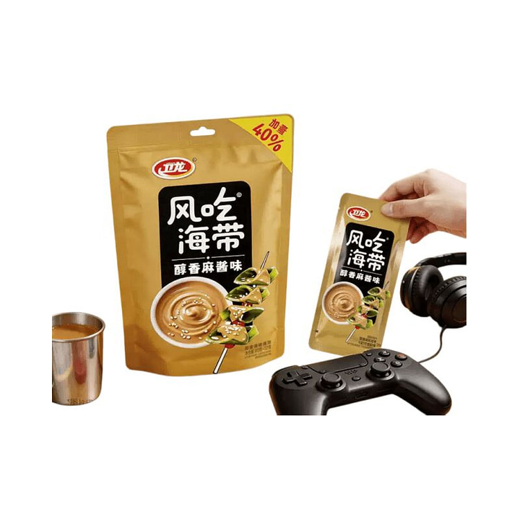 卫龙风吃海带醇香麻酱味休闲解馋零食112g*1袋 112 克