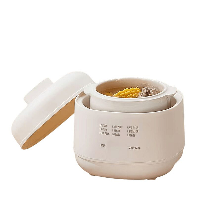 电炖盅隔水炖蒸饭煲汤煮粥炖燕窝煮锅1L110V