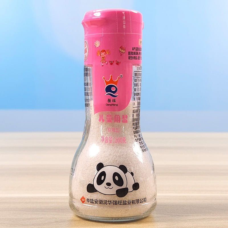 Qiangwang 1-year-old baby salt, children’s salt with iodized salt 100g/bottle 1 bottle