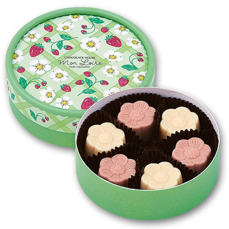 Monloire Valentine Strawberry Chocolate 6pcs 1 each