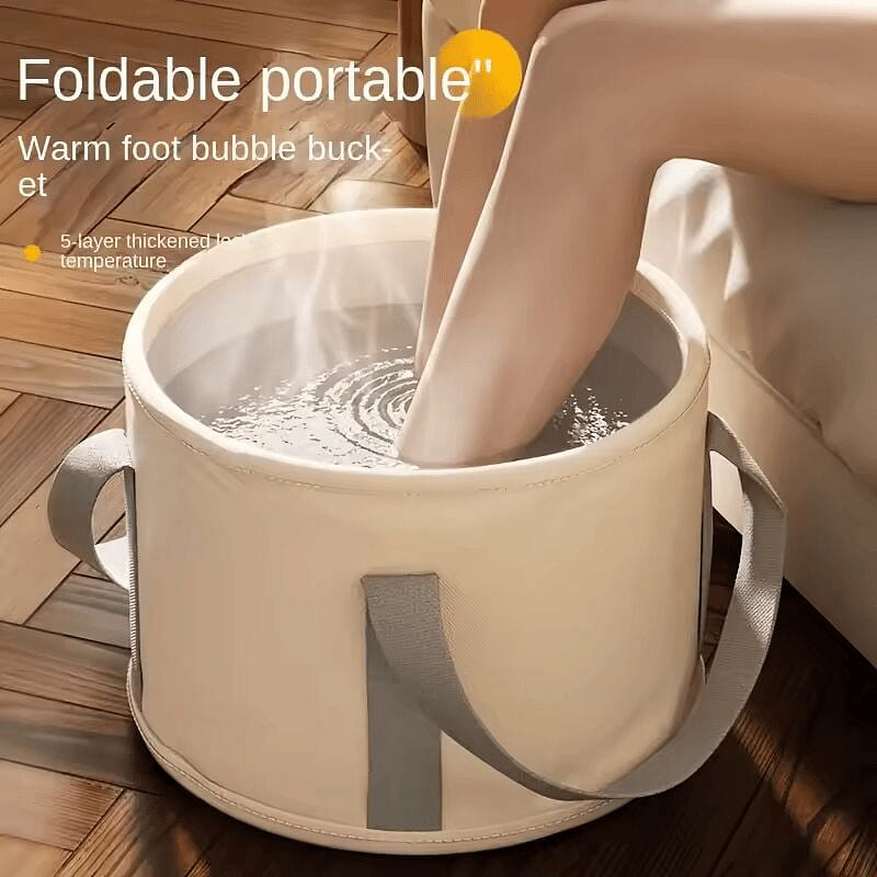 Foldable Portable Folding Foot Soak Bath Tub with 1 pack