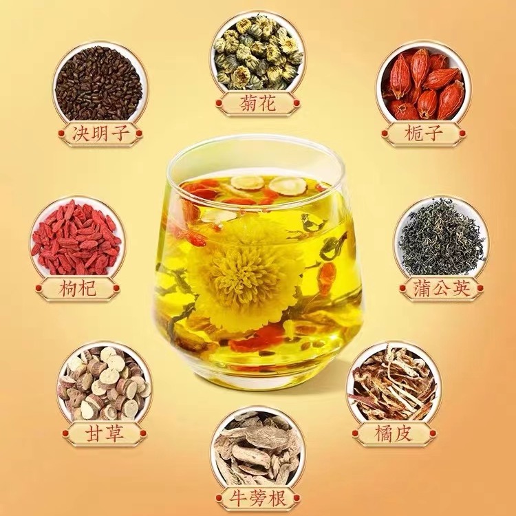 同仁堂】蒲公英菊花决明子茶熬夜护肝火气大- Weee!