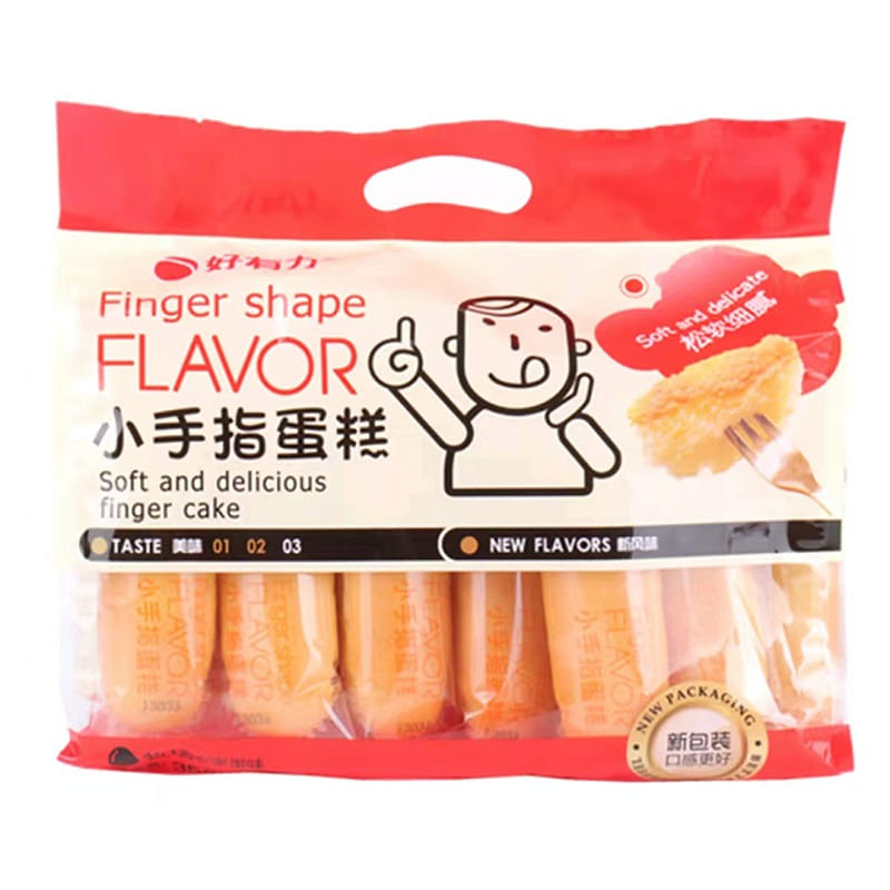 Hao you li Little Finger Cake (Ranch Farmhouse Egg Flavor) 350g * 4 bags, 12/bag 1860 g