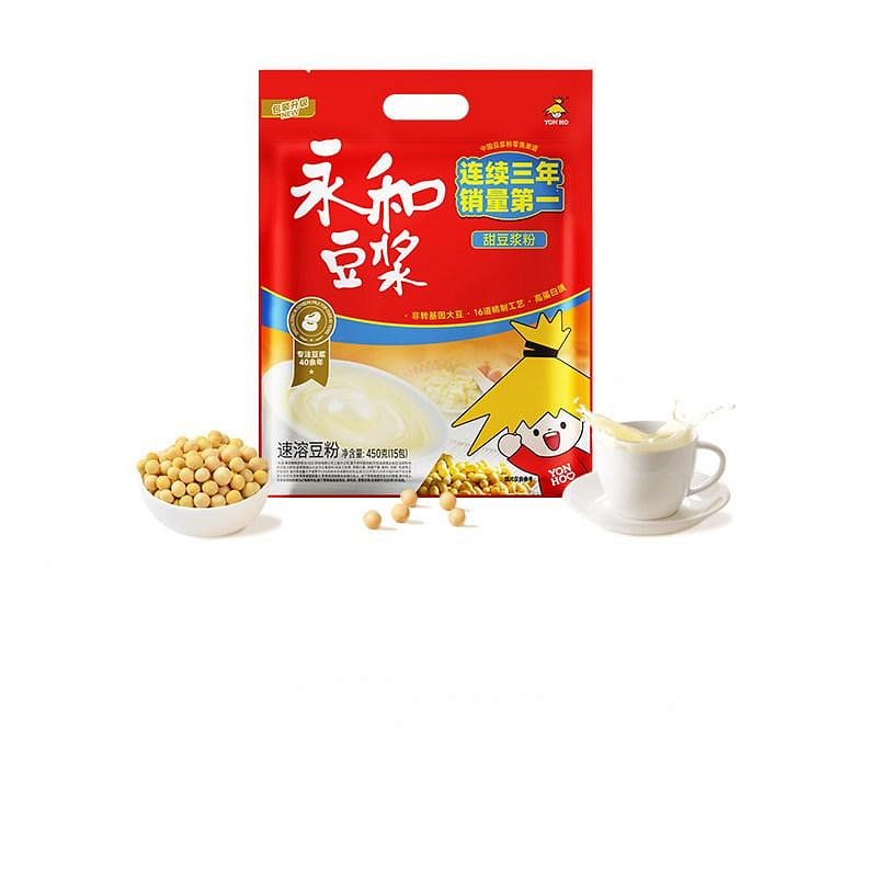 Yonghe soybean milk 450g Sweet soybean milk 450 g