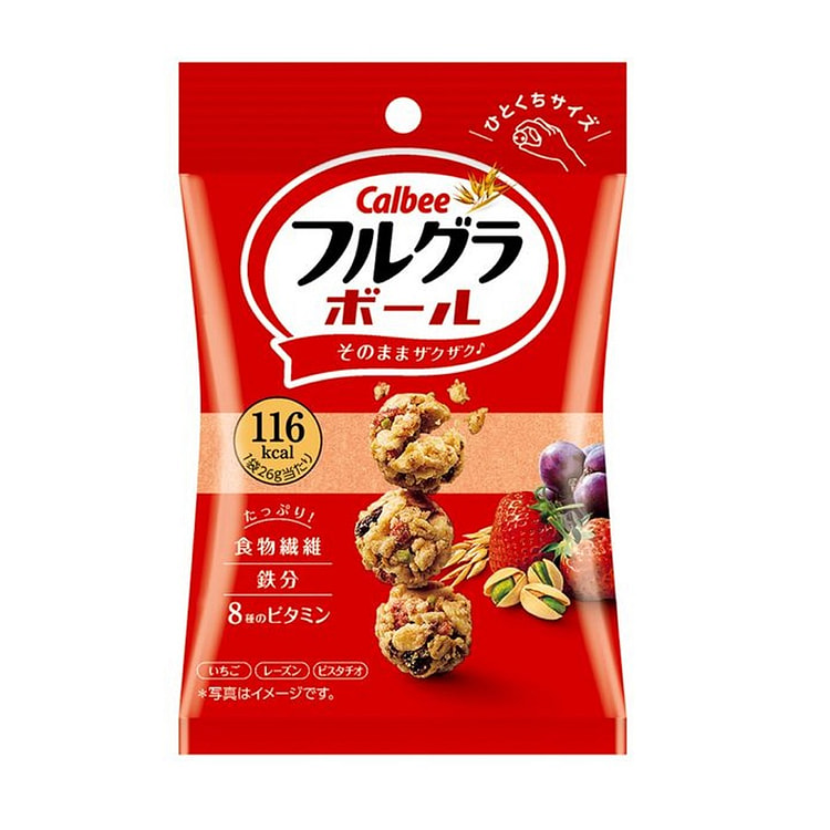 卡乐比 水果麦片球 燕麦 较低卡路里 水果味