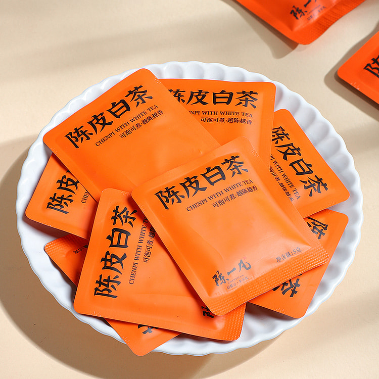 陈一凡陈皮白茶小茶饼礼盒