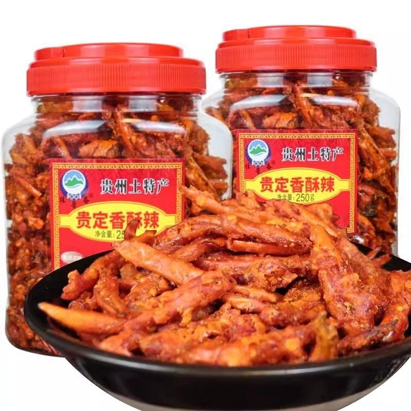 Crispy Chili Peppers Snacks Casual Snacks Canned 250g 1 can