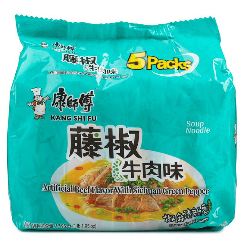 MasterKongTengjiaoBeefFlavorInstantNoodles102g*5*1 102 g