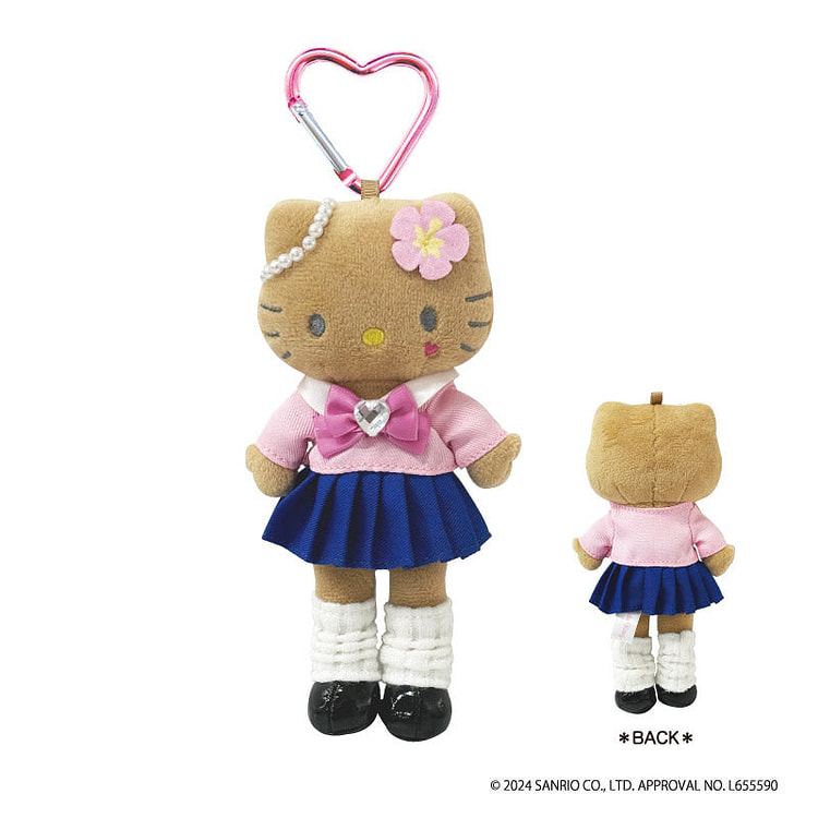 三丽鸥 辣妹学院风毛绒挂件 Hello Kitty 1 份