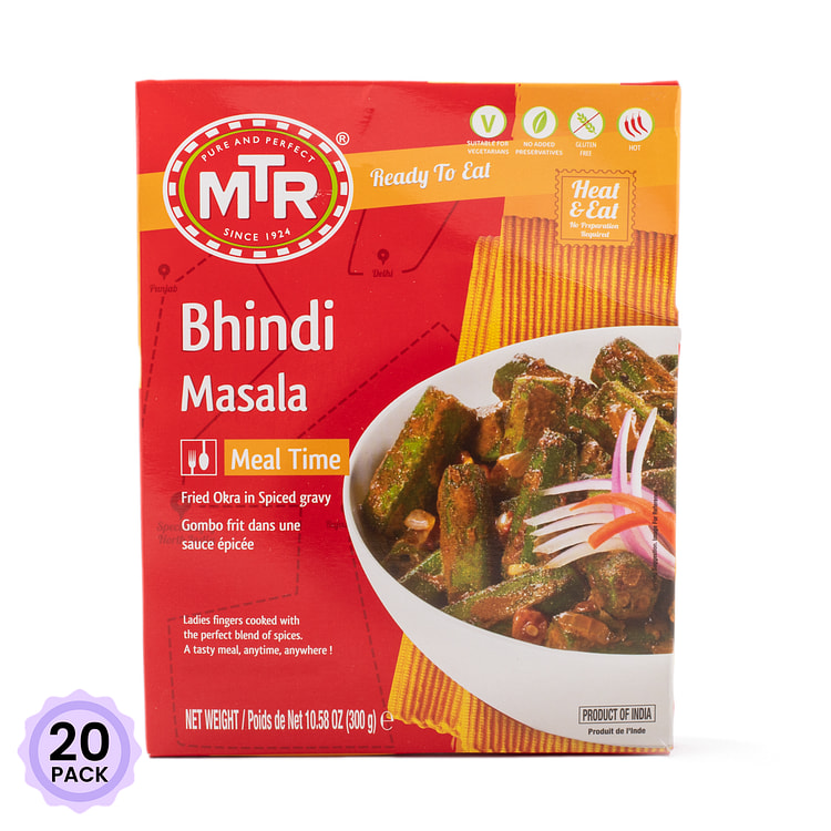 MTR 印度特色即食餐(Bhindi Masala) 10.5 盎司*20 包