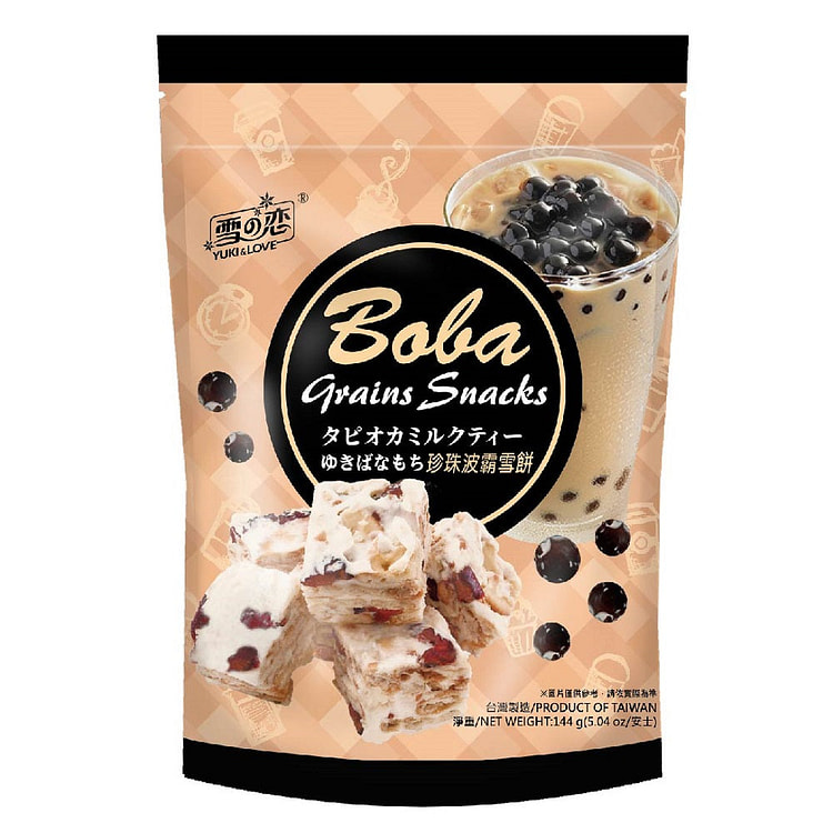 YUKI & LOVE Snowflake Cake Bubble Tea 144g 1 each