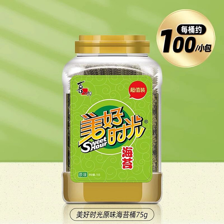 美好时光海苔原味海苔片