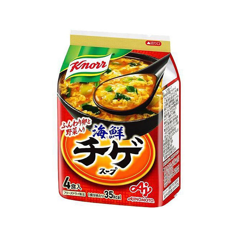 Ajinomoto Instant Seafood Egg Drop Soup 4 bags 1 each