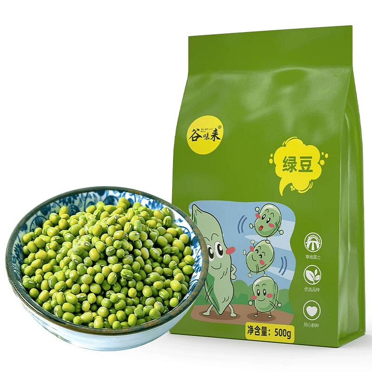 东北绿豆农家新货新鲜可发芽小绿豆500克1代 500 克