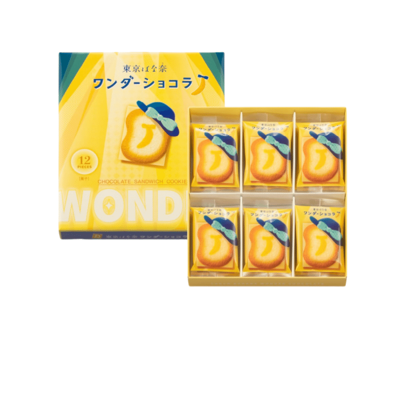 TOKYO BANANA Banana Cheese Sandwich Cookies 12pc 12 count