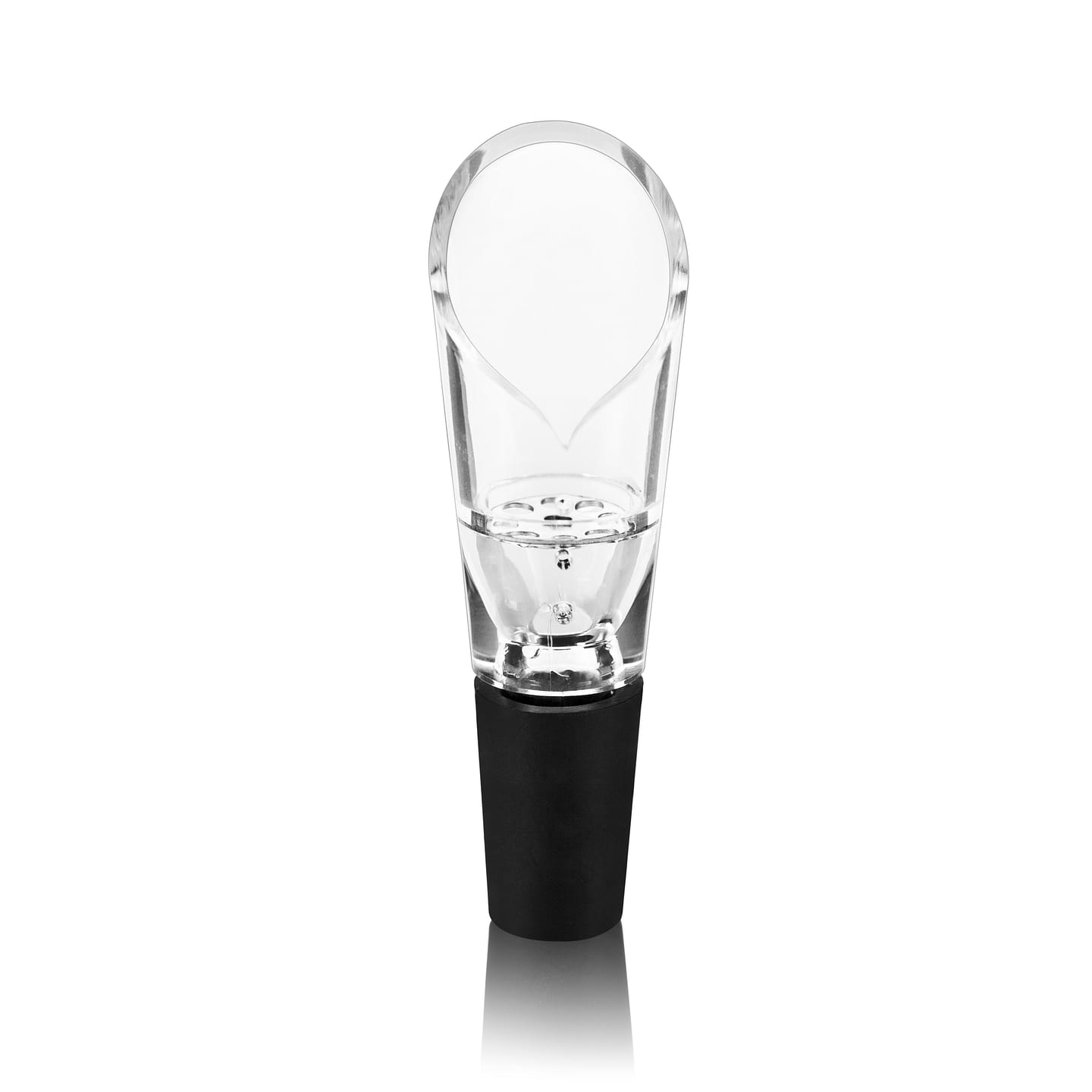 True Aerial Wine Aerator Pourer Spout – Aerating Pourers for Wine Bottles, Clear 1 each