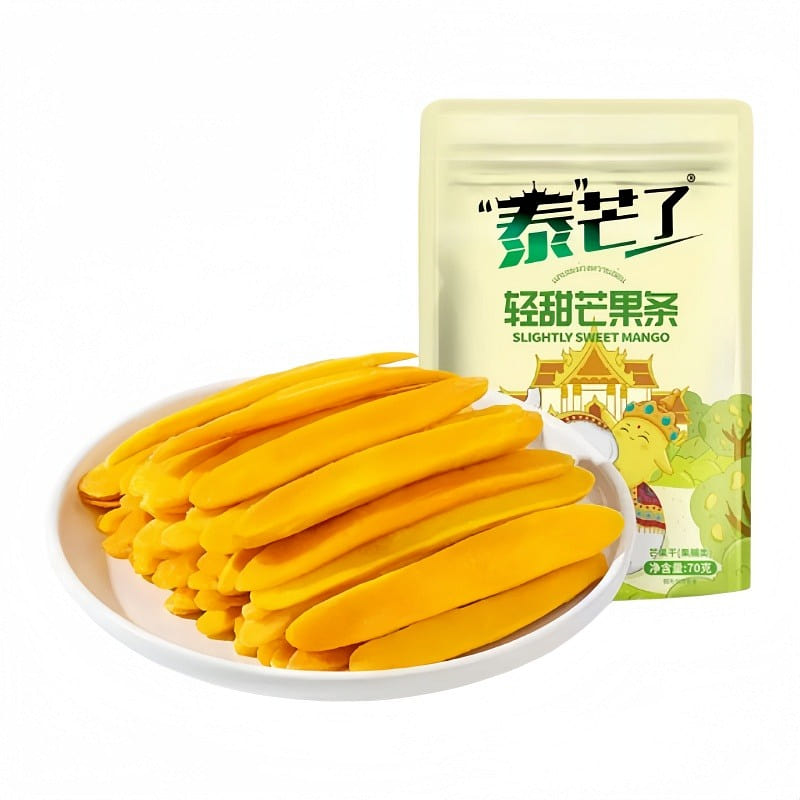 Sweet Mango Strips Dried Mango Fruit Snack 70g 1 pack