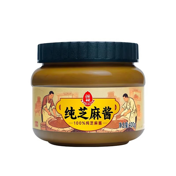 莲花 纯芝麻酱 正宗麻酱汁热干面酱 400 克