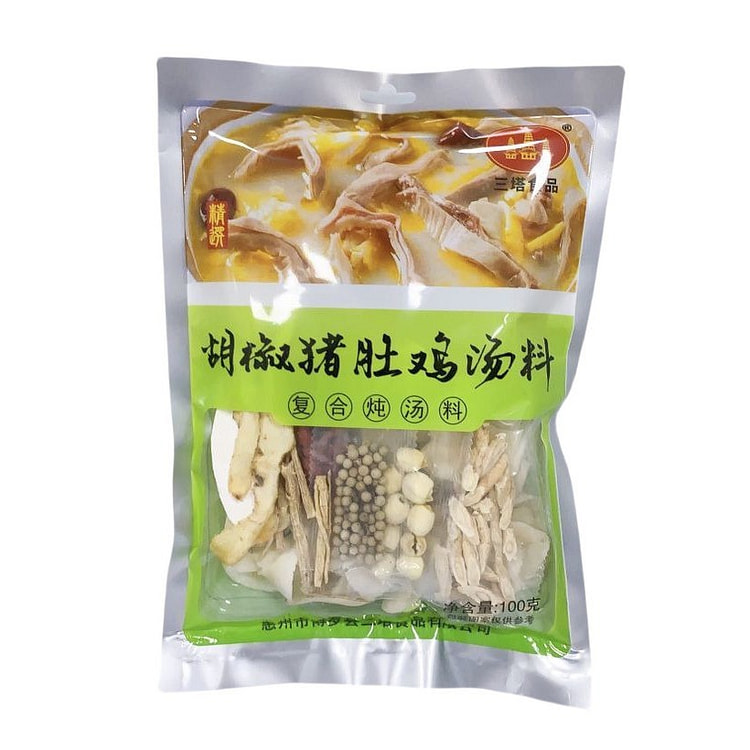 100g pepper pork tripe chicken soup 1 bag. 100 g