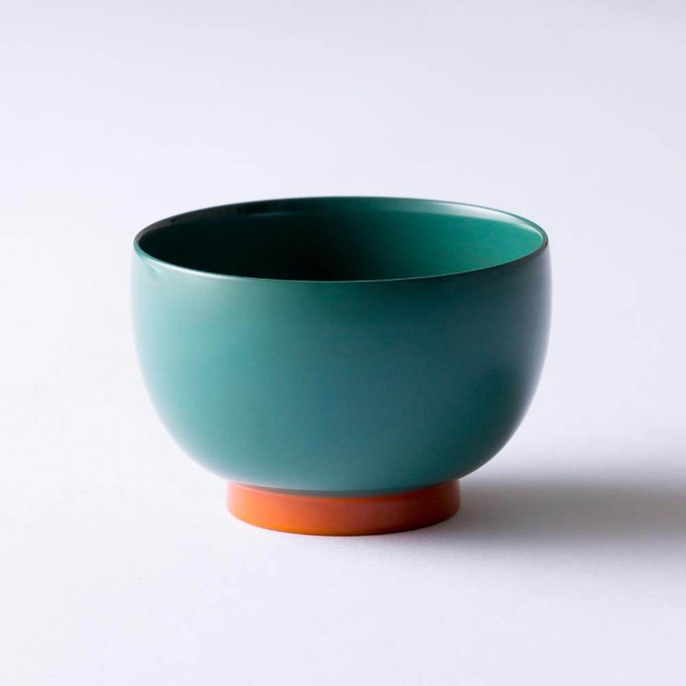 Sitsurindo Soup Bowl Moss Green x Orange 1 each