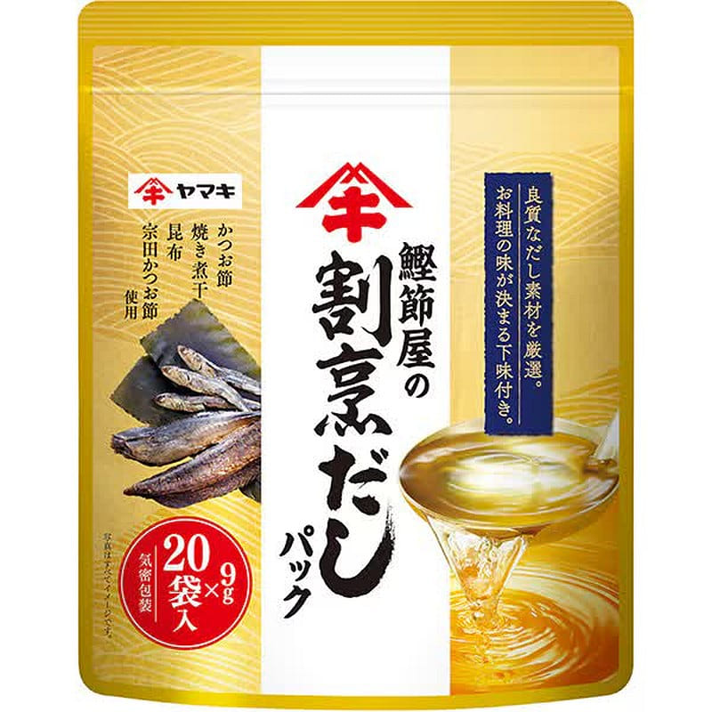Yamaki Katsuobushi Kappo Dashi Pack 9g x 20P 1 each