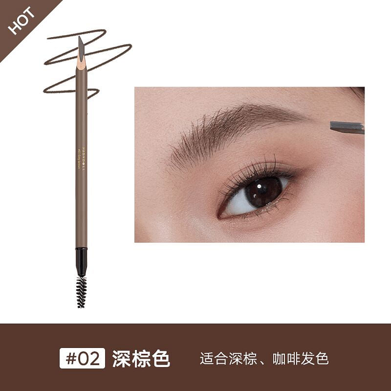 One dark brown eyebrow pencil 1 count