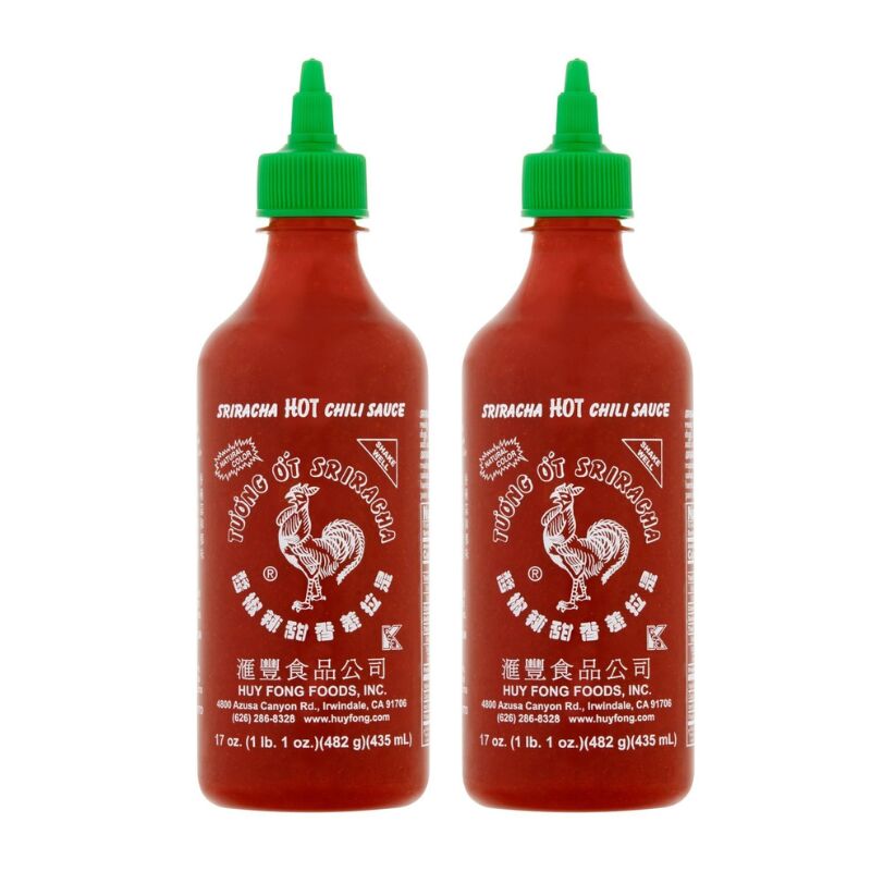 TƯƠNG ỚT SRIRACHA CHAI 17OZ 2 bottle