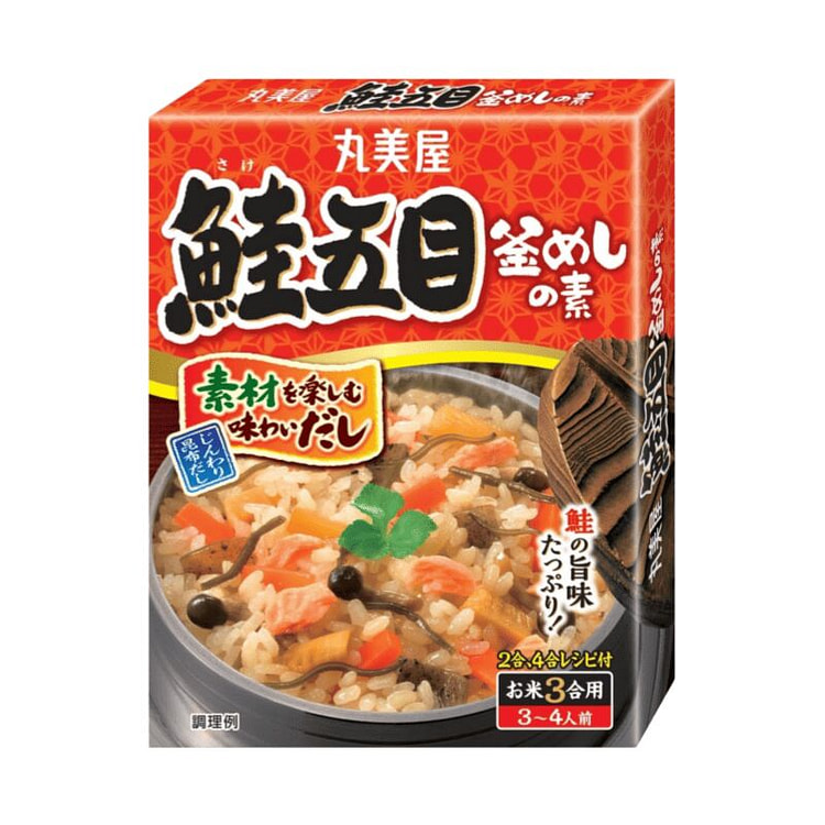 丸美屋 豪华三文鱼什锦炊饭包调味料 170g 1 包