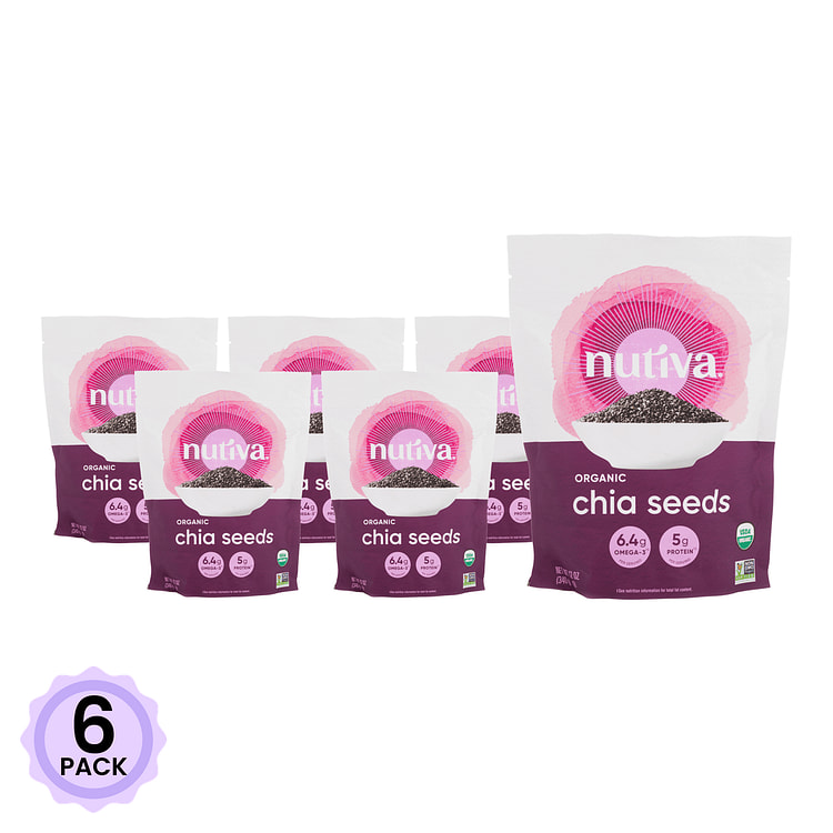 Nutiva 有机奇亚籽 12 盎司*6 包