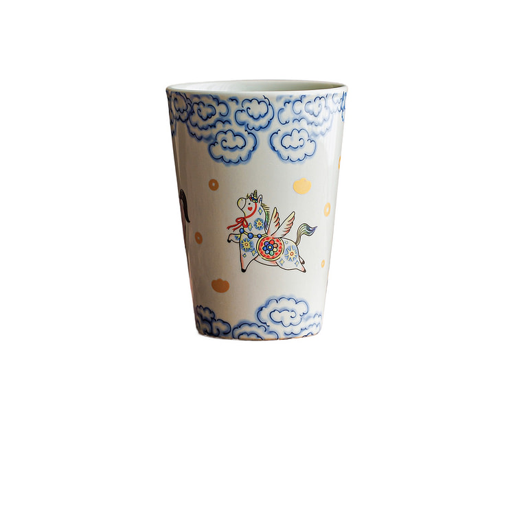 一品仟堂 驭马青云可乐杯  8.5*11.5厘米 1 盒