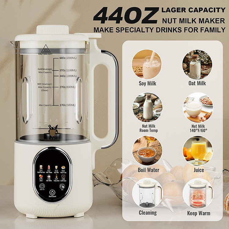 Multifunctional High-Speed Heating Blender 44oz