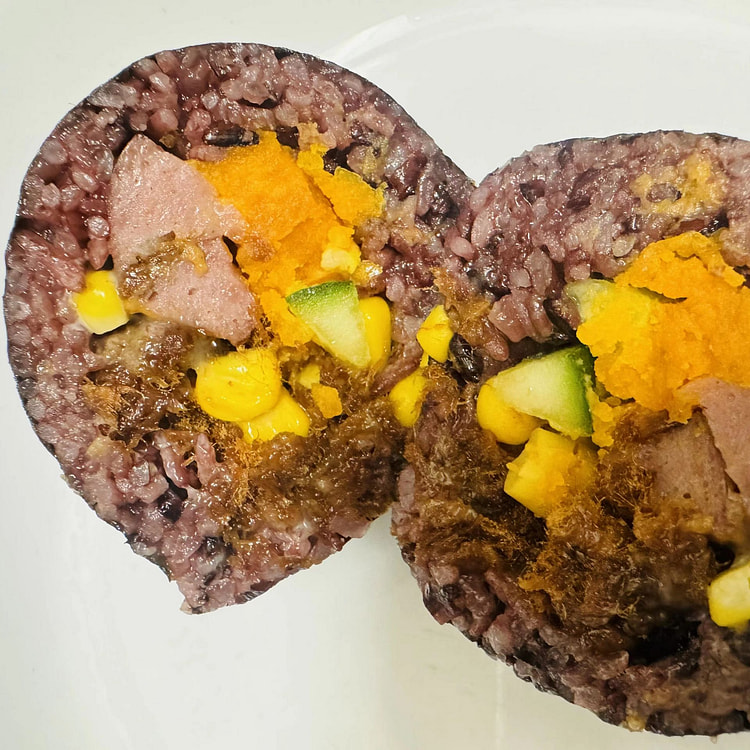 手作 紫米饭团