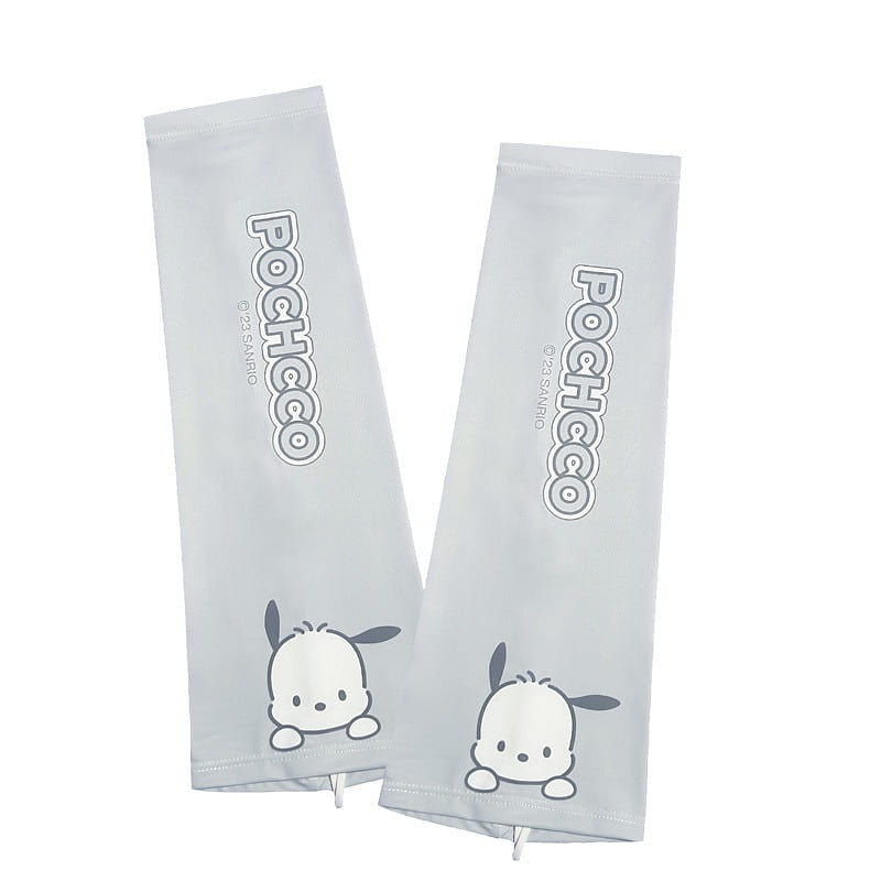Sanrio UV Blocking Arm Sleeves/Sun Protection Arm Sleeves- Gray Pochacco 1Pair 1 each