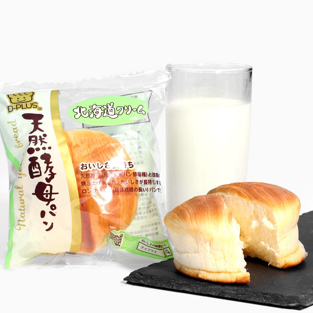 Natural Yeast Bread: Hokkaido Cream (1 Piece) 109 g