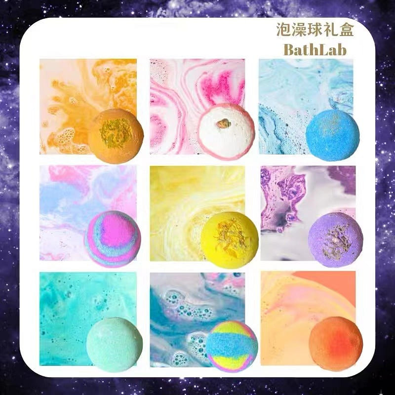 【BathLab】BATH BALL TWELVE CONSTELLATIONS GIFT BOX 60 グラム