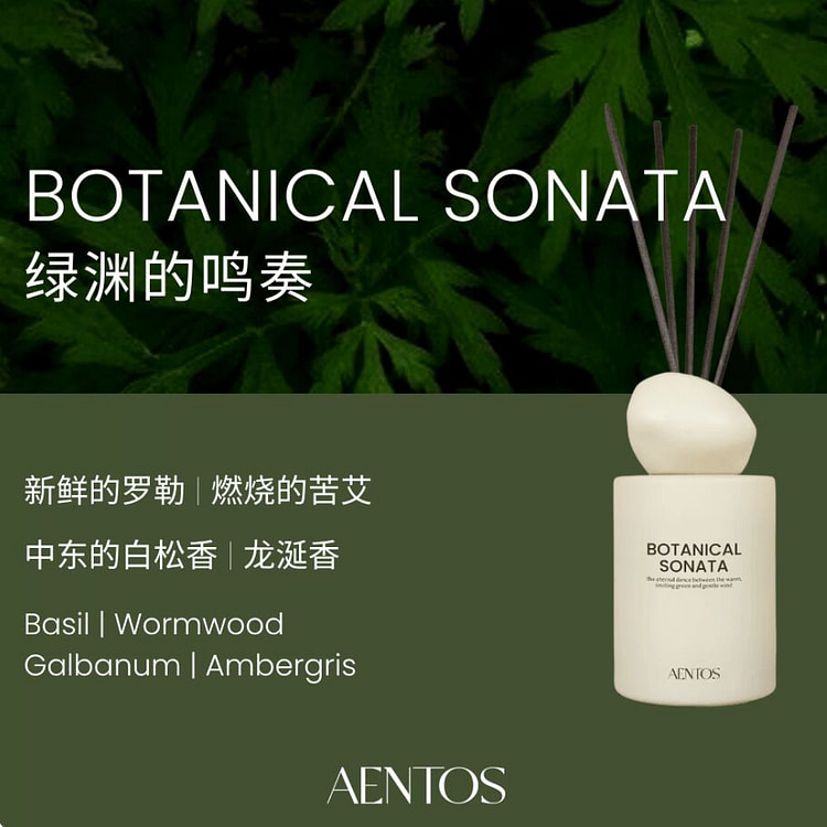 AENTOS REED DIFFUSER BOTANICAL SONATA 110 ml