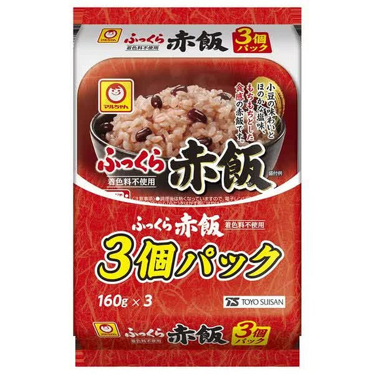东洋水产丸ちゃん蓬松红米 160g*3