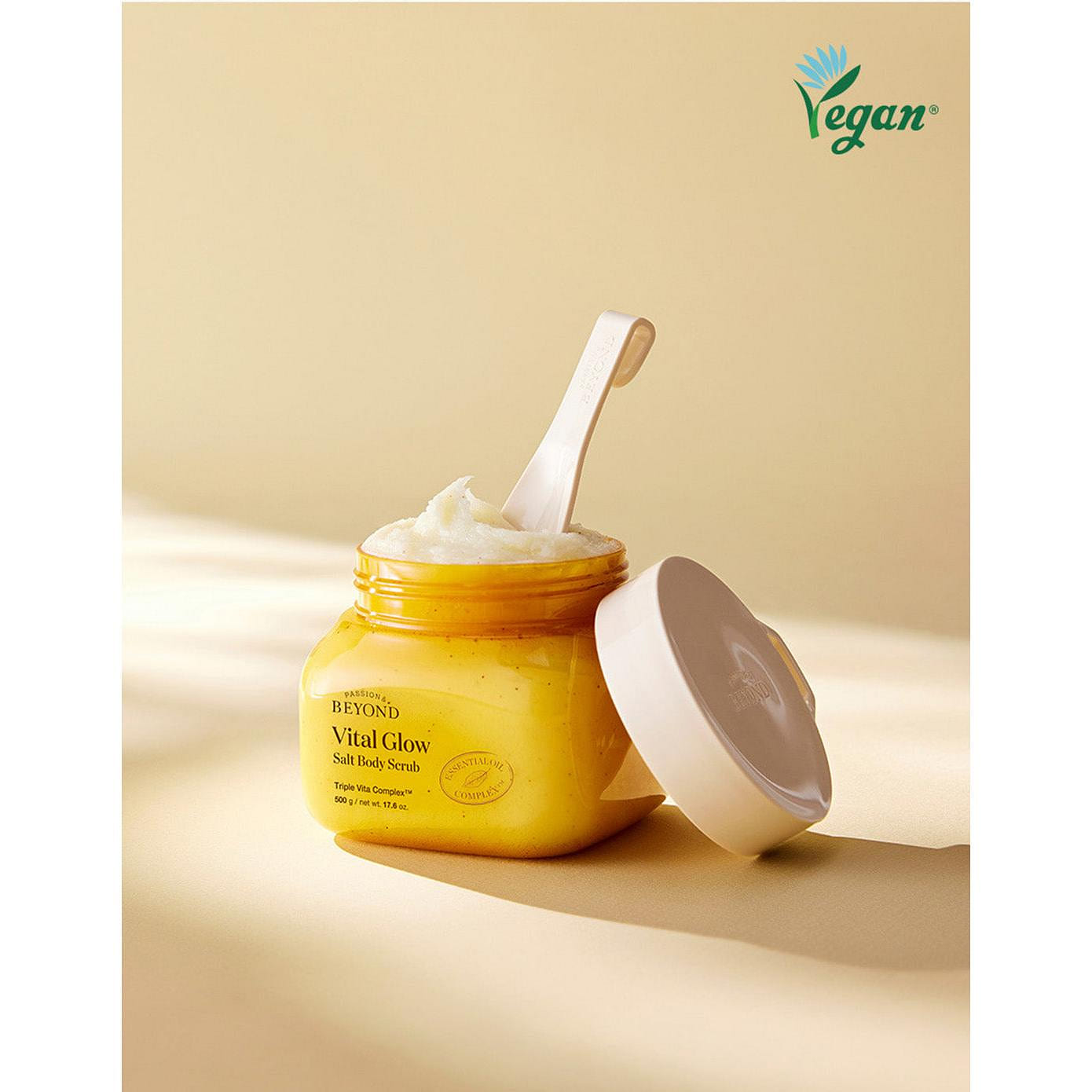 BEYOND Vital Glow Salt Body Scrub 500g(17.6 oz.) 1 each