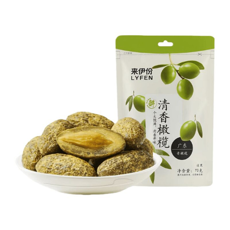 来伊份  清香橄榄果  70g*1包 70 克