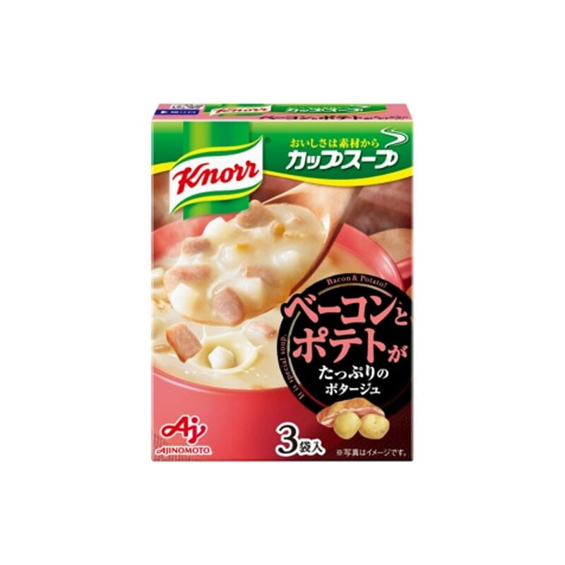 Ajinomoto Ham and Potato Thick Soup 3 packs 1 each