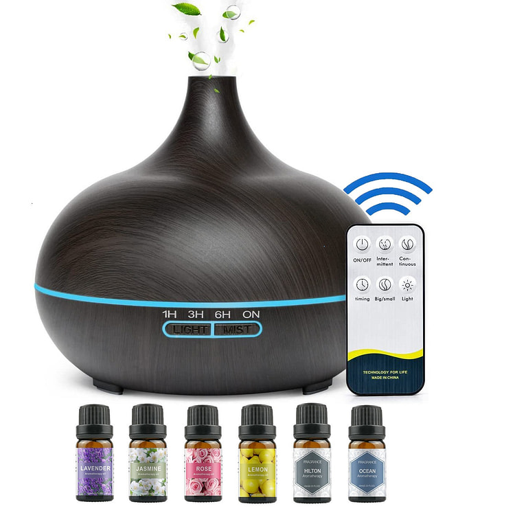550ML Aromatherapy  Oil Diffuser,  Auto Shut  Off 1 count