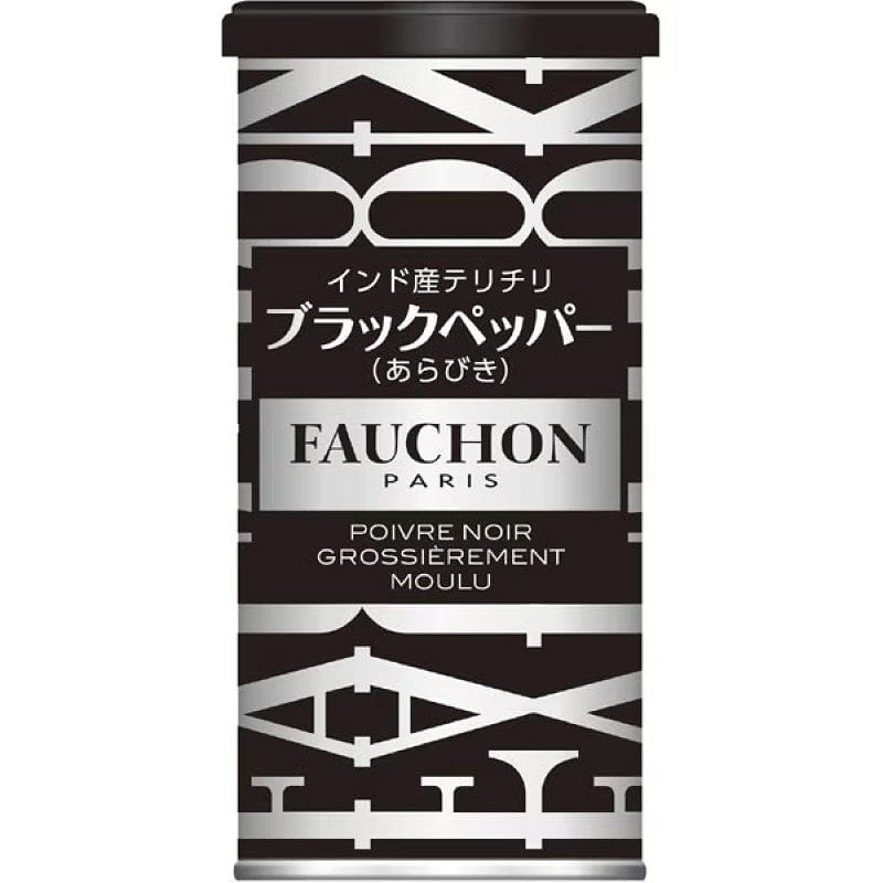 S&B Fauchon Tellicherry Black Pepper, Coarse 80g 1 each