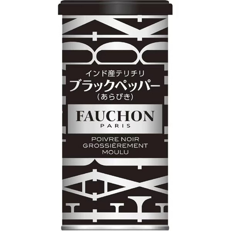S&B Fauchon Tellicherry Black Pepper, Coarse 80g 1 each